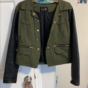 Leather Utility Jacket